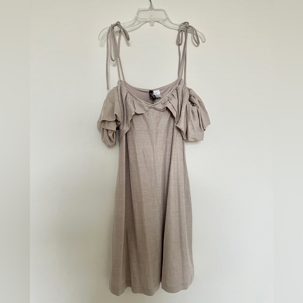 H&M Beige Mini Dress